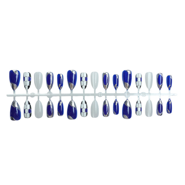 Creative Sports-Inspired Press-On Nail Art Set