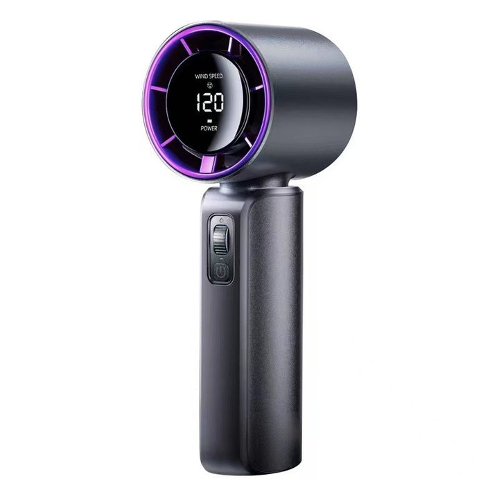 Cooling Portable Bladeless Mini Handheld Fan with Digital Speed Display Stornfield