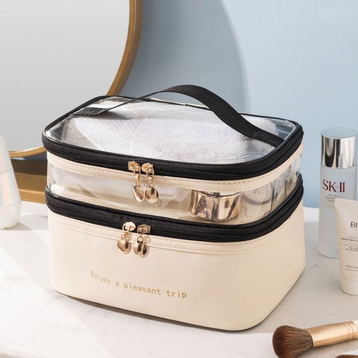 Dual-Layer Transparent Cosmetic Organizer Stornfield