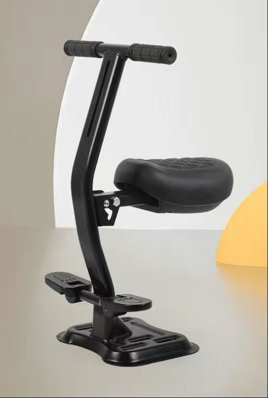 foldable scooter safety seat with padded circular guardrail Stornfield