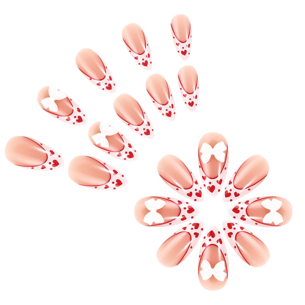 Heart-Themed Nail Art Design Stornfield
