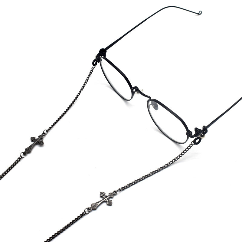 Stylish Cross-Detail Eyewear Chain Stornfield