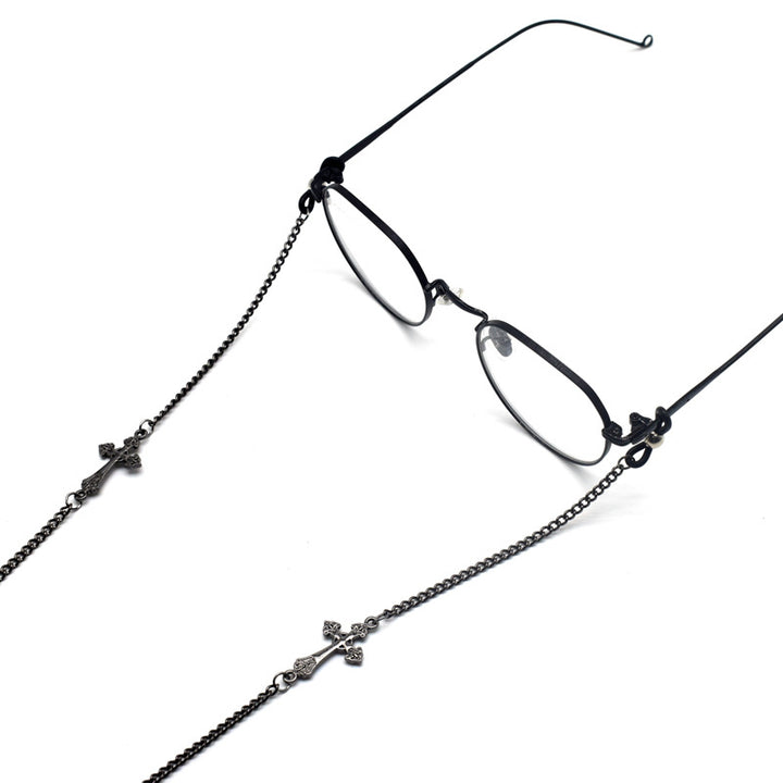 Stylish Cross-Detail Eyewear Chain Stornfield