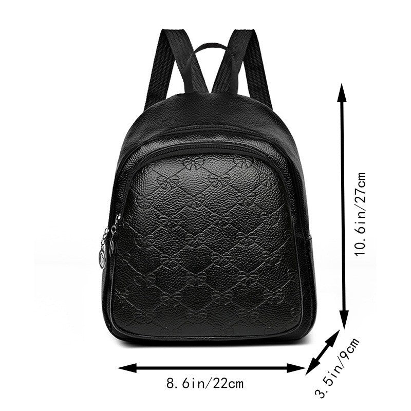 Compact Textured Backpack Stornfield