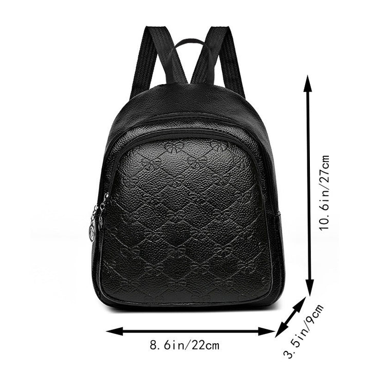Compact Textured Backpack Stornfield