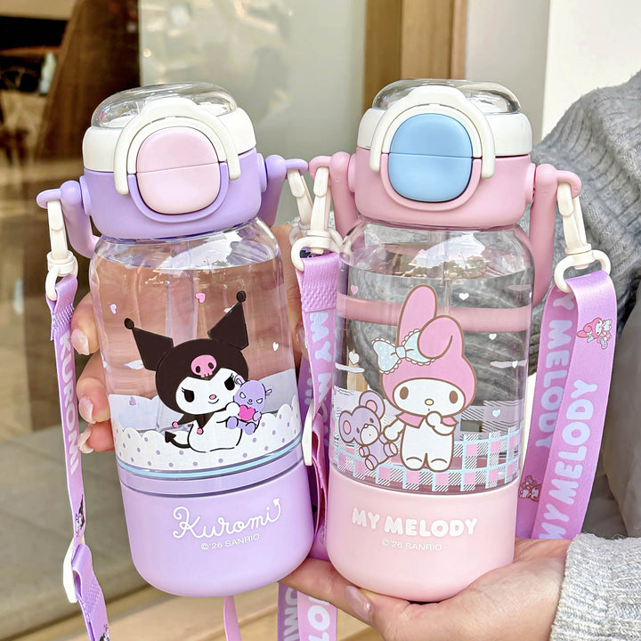 Women’s water bottle with cute animal design and sturdy carrying handle Stornfield