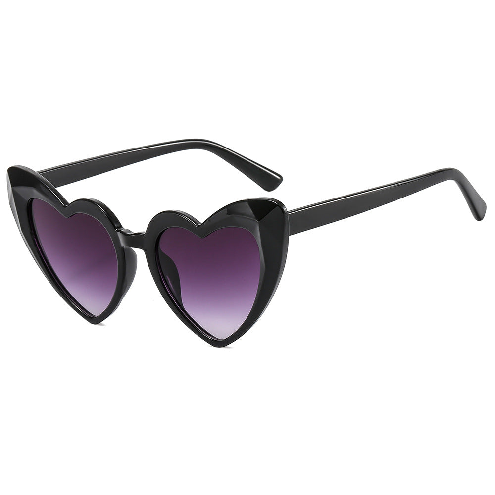 Women's fashionable heart sunglasses with UV protection Stornfield