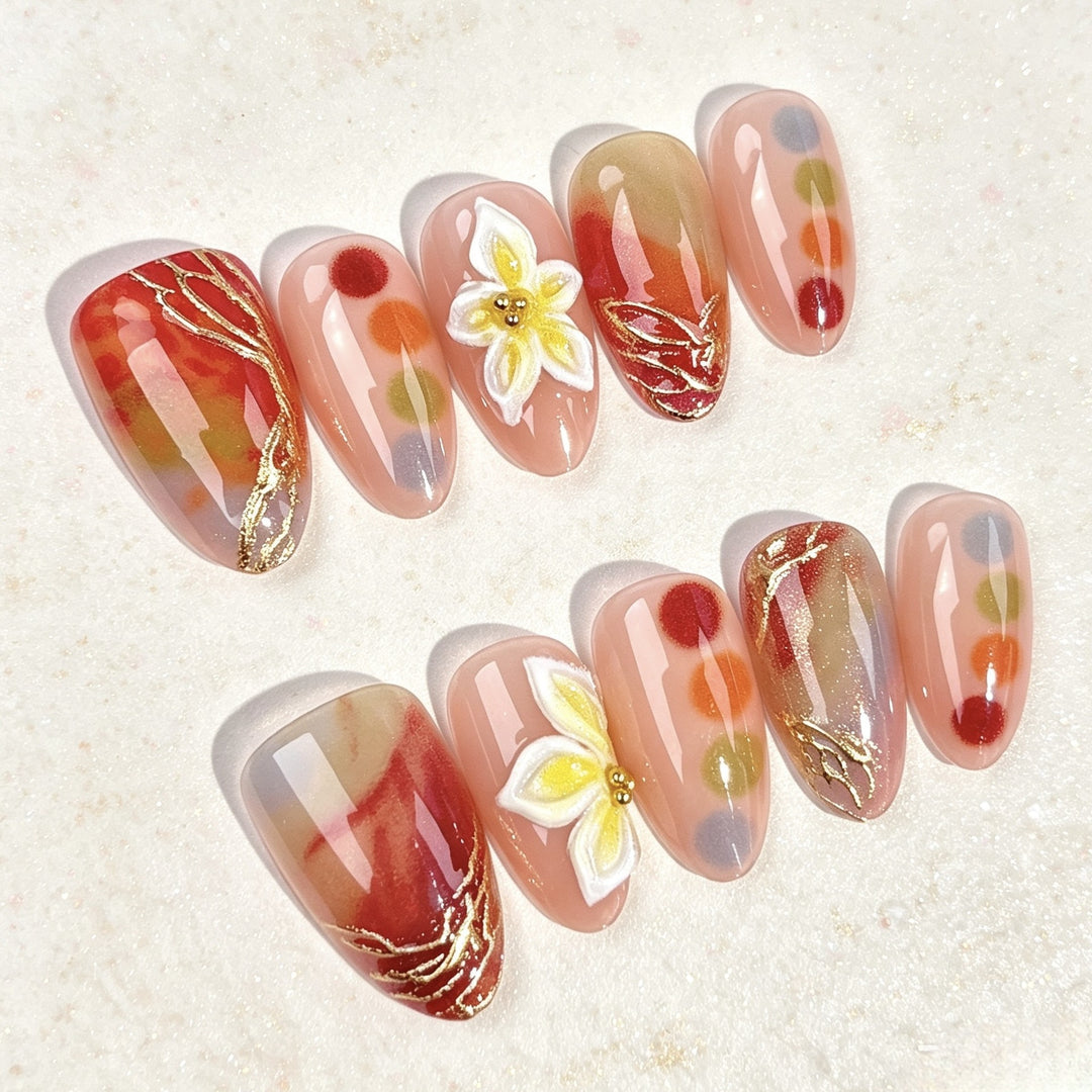 Decorative Press-On Nail Art Set 1790746272