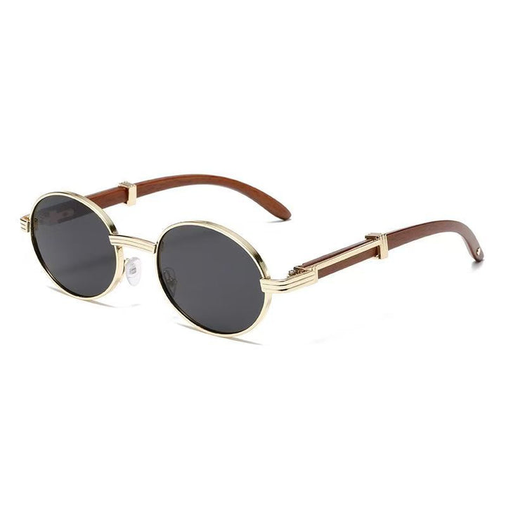 Retro Round Frame Sunglasses