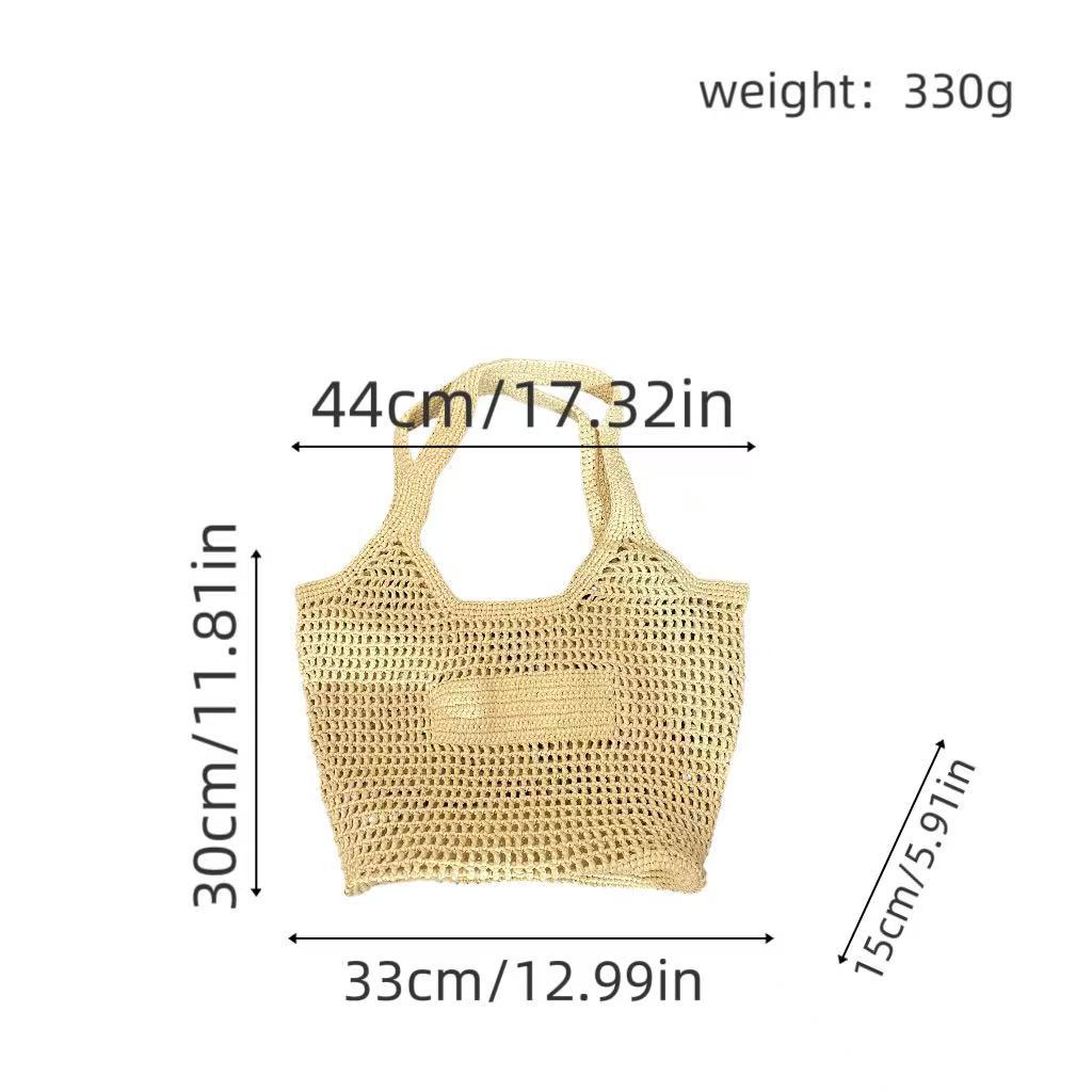 Net shopping bag with ergonomic handles Stornfield