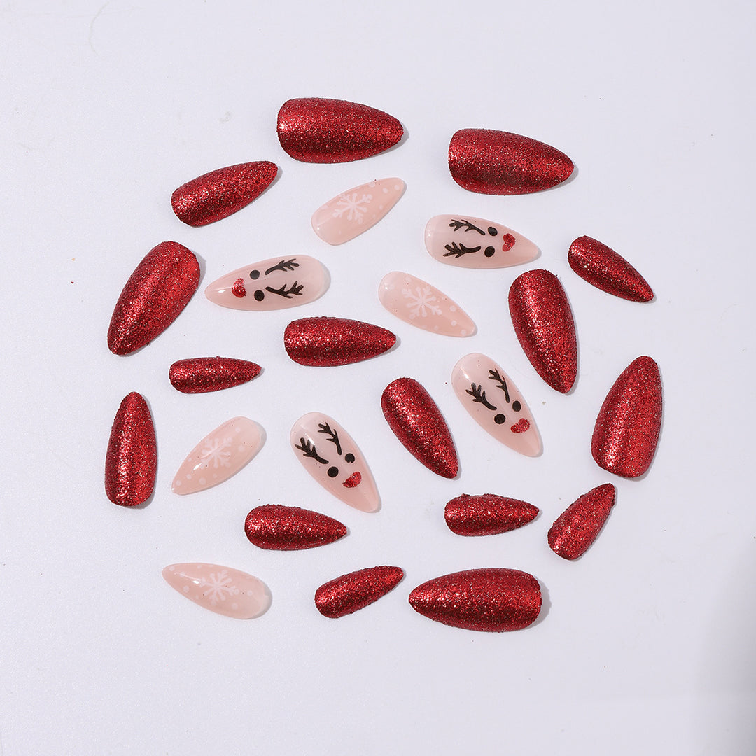 Creative Nail Art Kit with Sparkling Glitter and Festive Designs Stornfield