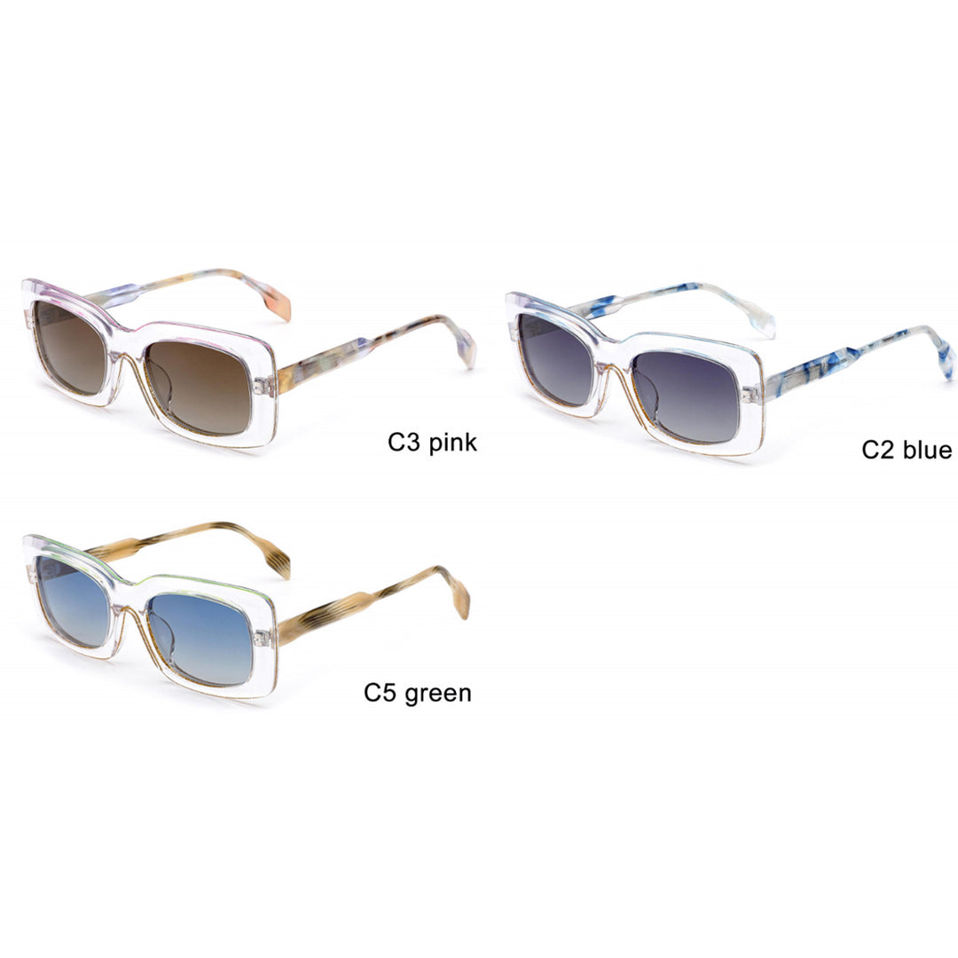 Ladies fashionable square sunglasses with unique frame Stornfield