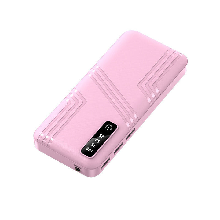 Portable power bank with multifunctional fast charging connector and LCD display Stornfield