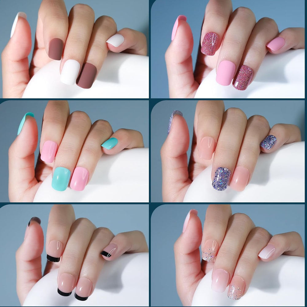 Versatile Multi-Design Press-On Nail Set Stornfield