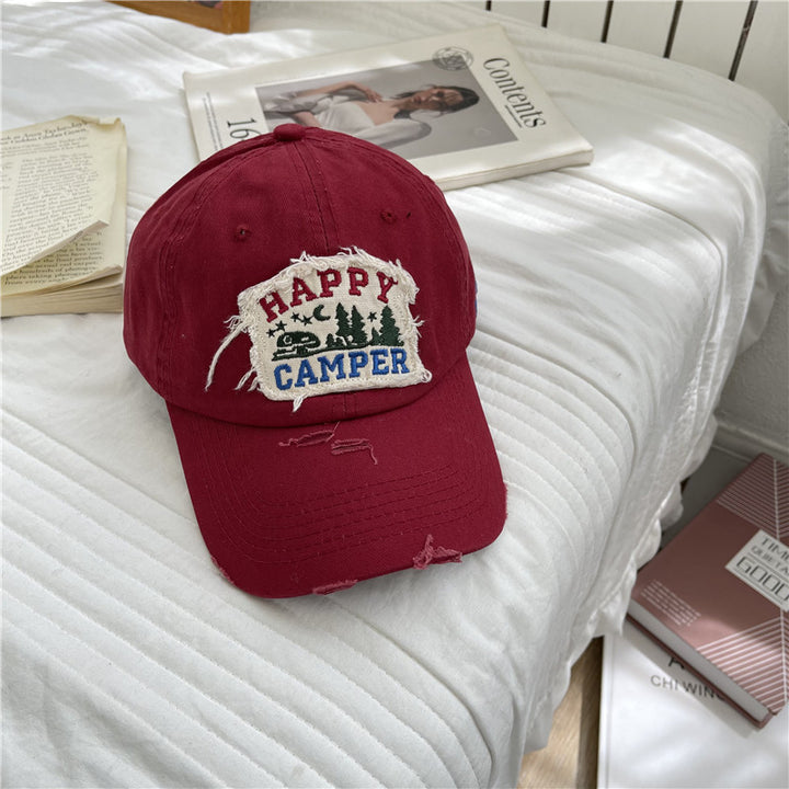 Men's Distressed Vintage-Inspired Baseball Cap Stornfield