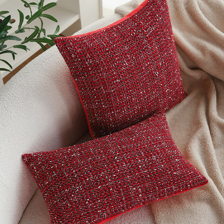 Decorative pillow with textured design