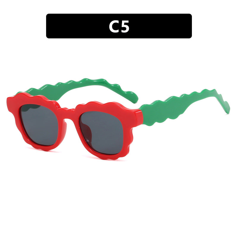 Women’s fashionable sunglasses with wavy frame Stornfield