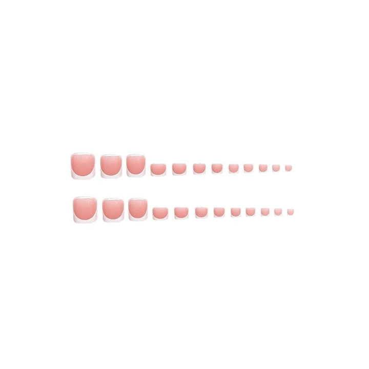 Elegant French Tip Press-On Nail Design Stornfield