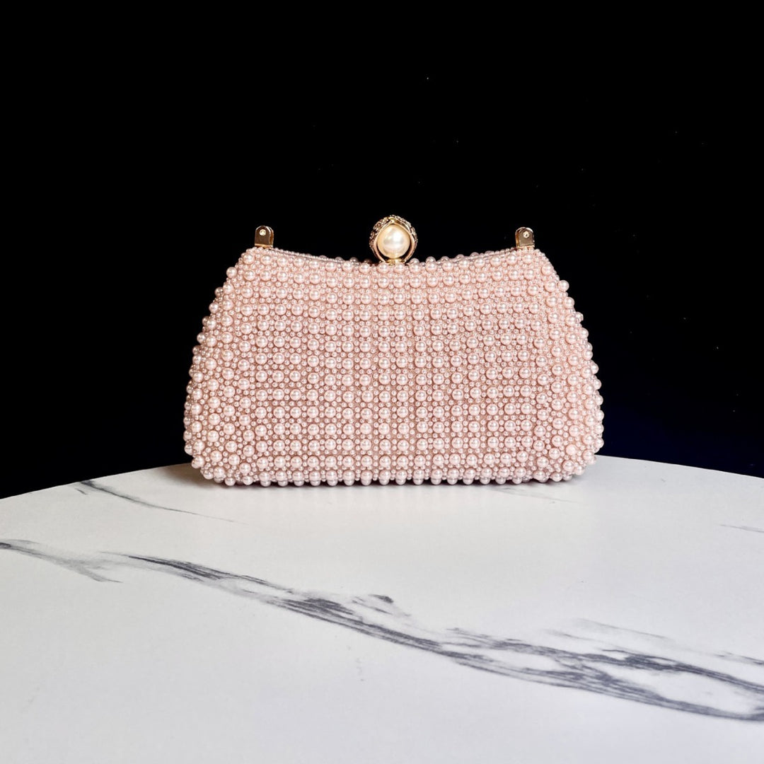 Pearl Beaded Evening Handbag