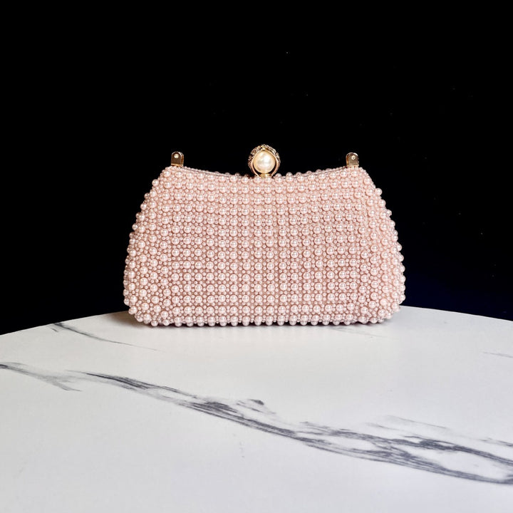 Pearl Beaded Evening Handbag