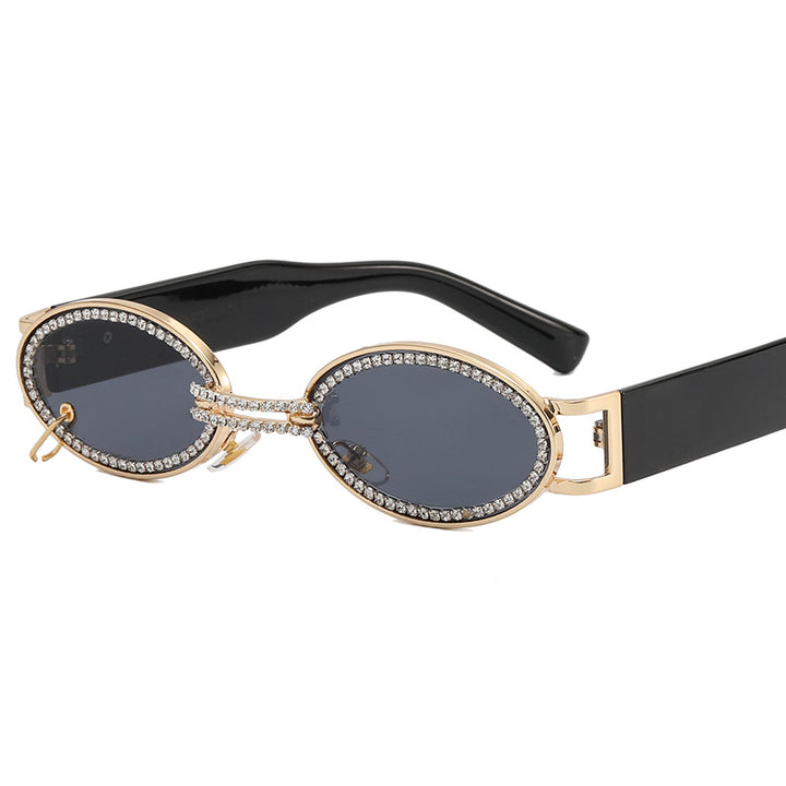 Women extravagant fashionable sunglasses with rhinestone-adorned frame Stornfield