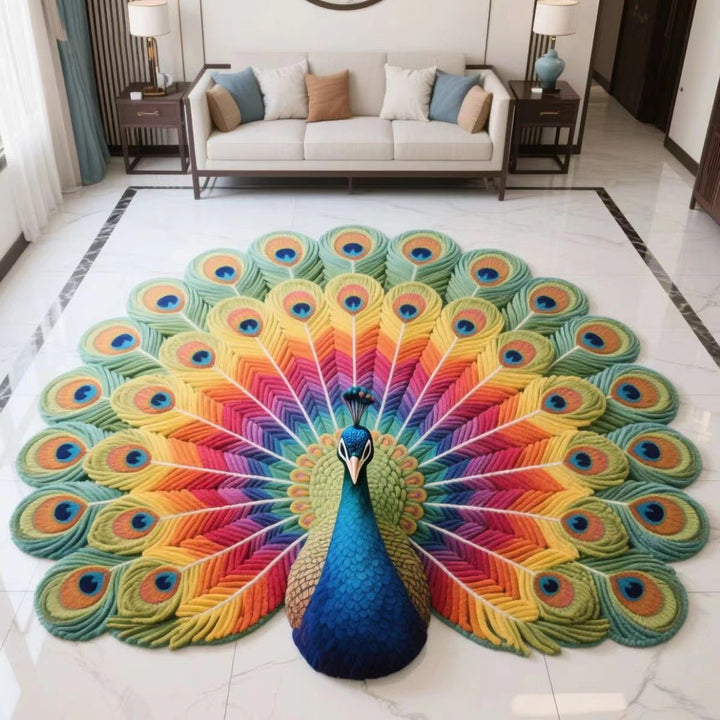 Floral Shaped Area Rug