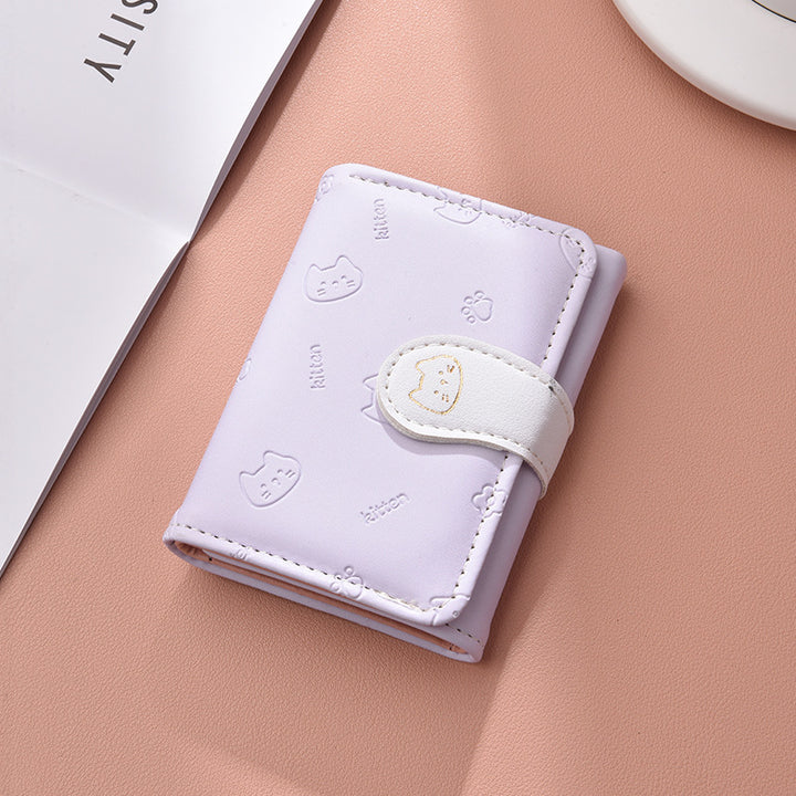 Cute Cat-Themed Card Wallet Stornfield