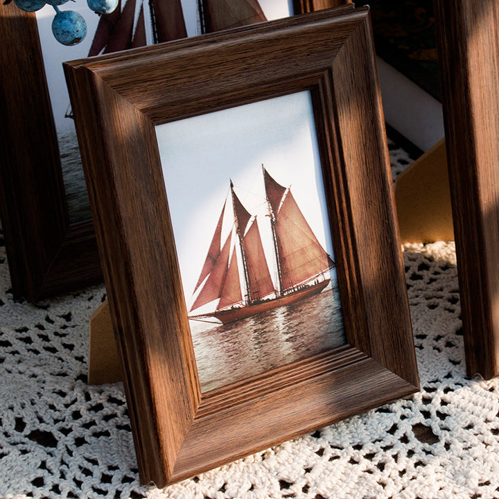 Rustic Wooden Picture Frame for Home Decor