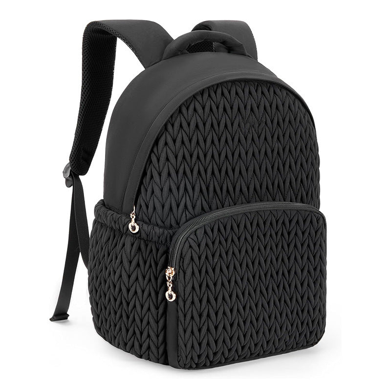 Fashionable backpack with braided structure Stornfield