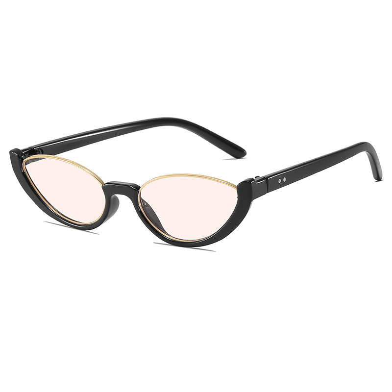 Retro-Inspired Clear Frame Cat Eye Sunglasses Stornfield