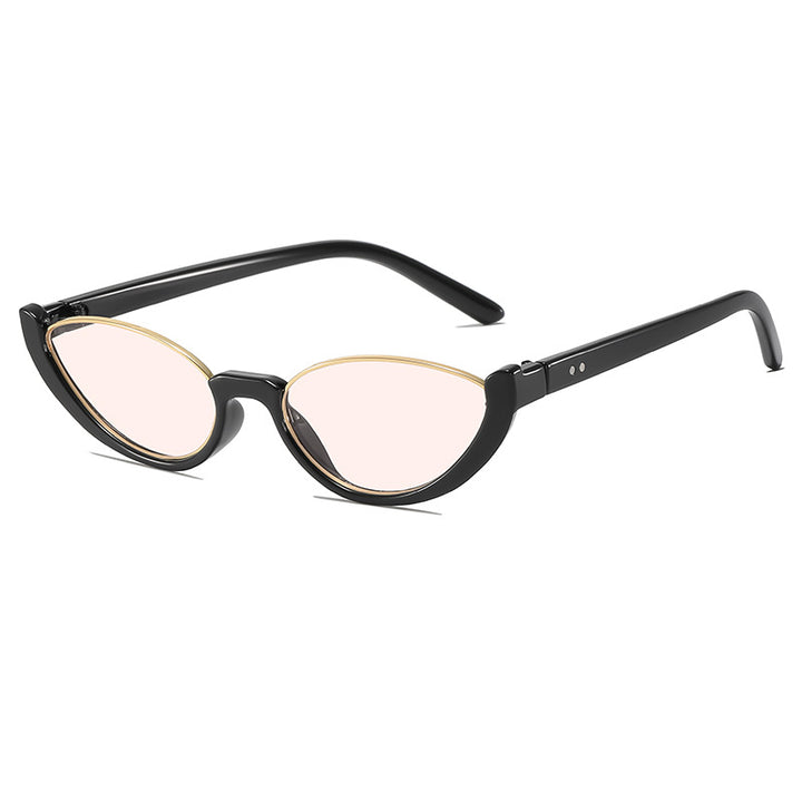 Retro-Inspired Clear Frame Cat Eye Sunglasses Stornfield