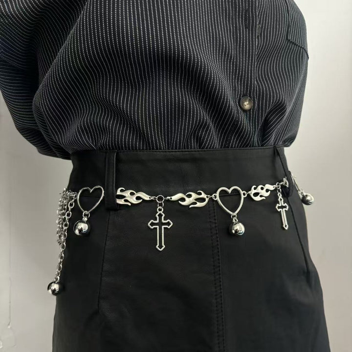 Fashionable chain belt with pendants Stornfield