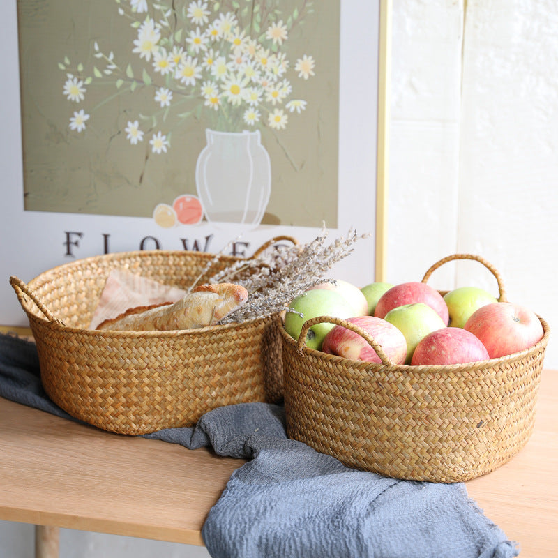 Unisex storage basket made of natural willow material Stornfield