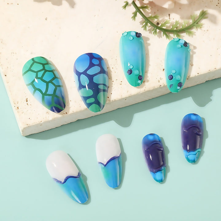 Mermaid Style Artificial Nails Stornfield