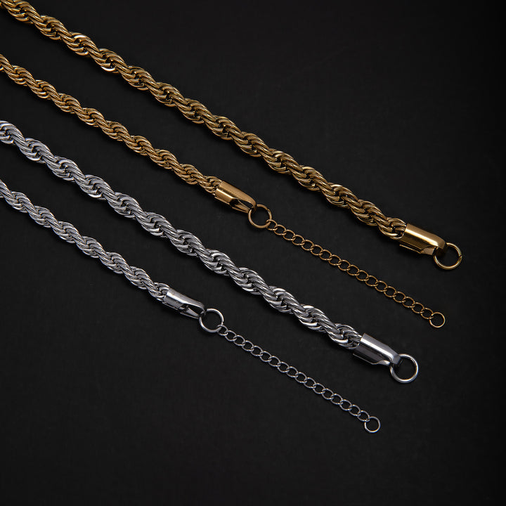 Braided Rope Chain Jewelry Set Stornfield