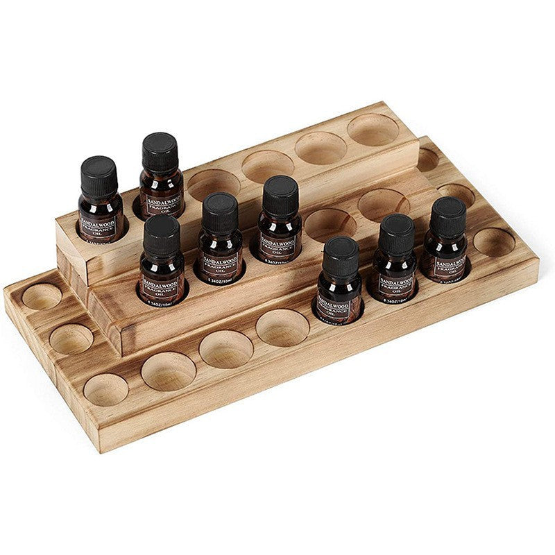 Wood stand for bottles and kitchen utensils Stornfield