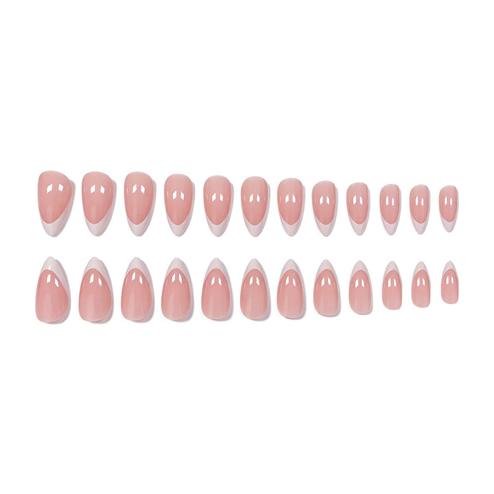 Elegant French Tip Nail Art Extensions Stornfield 1789915249