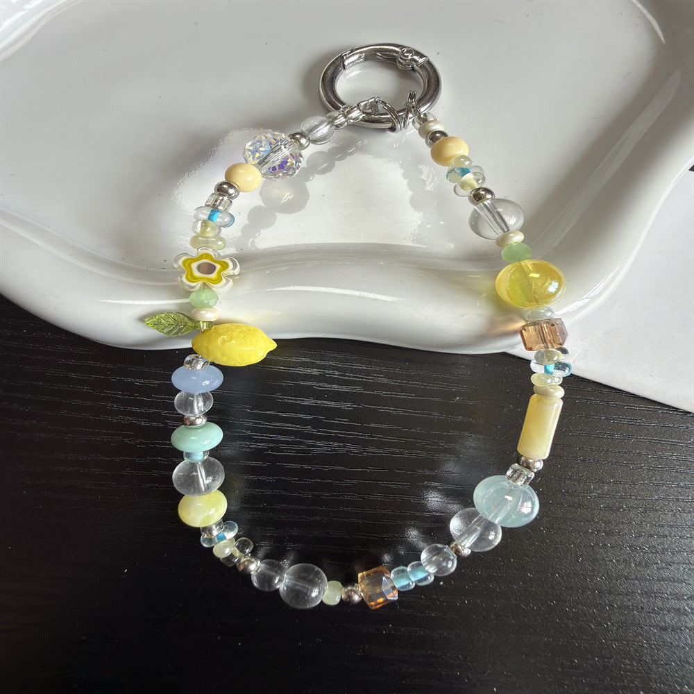 Decorative Beaded Charm Keychain Stornfield 1790135504