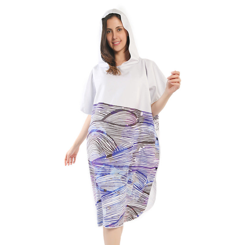 Beach dress with tropical print Stornfield
