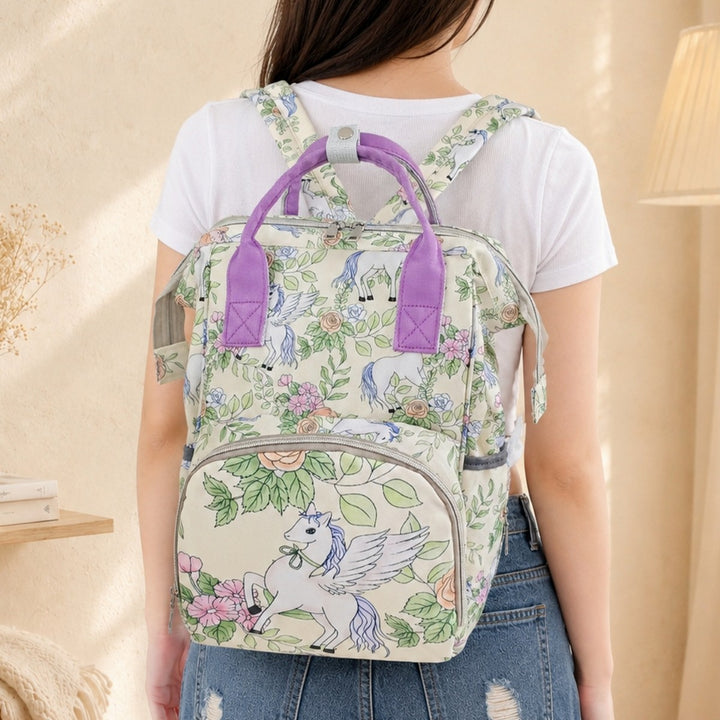 Portable Illustrated Backpack Stornfield