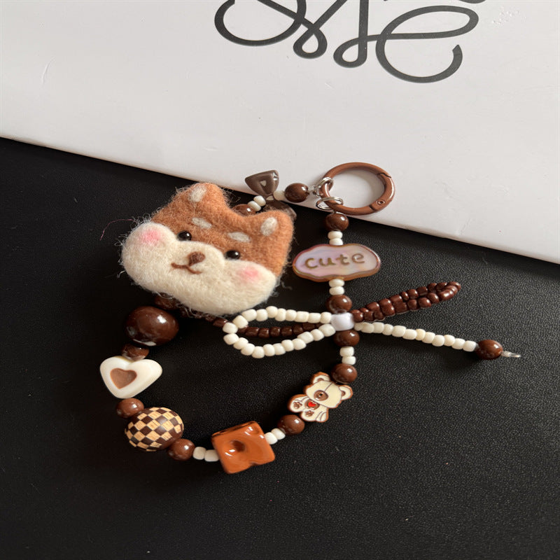 Playful Bear-Themed Charm Keychain Stornfield