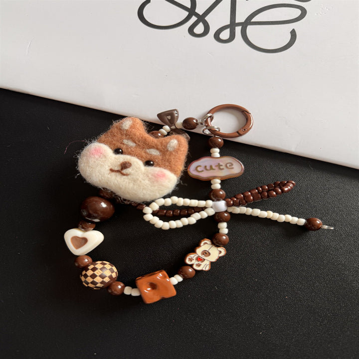 Playful Bear-Themed Charm Keychain Stornfield