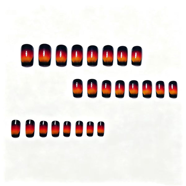 Creative artificial nails in elegant ombre design Stornfield