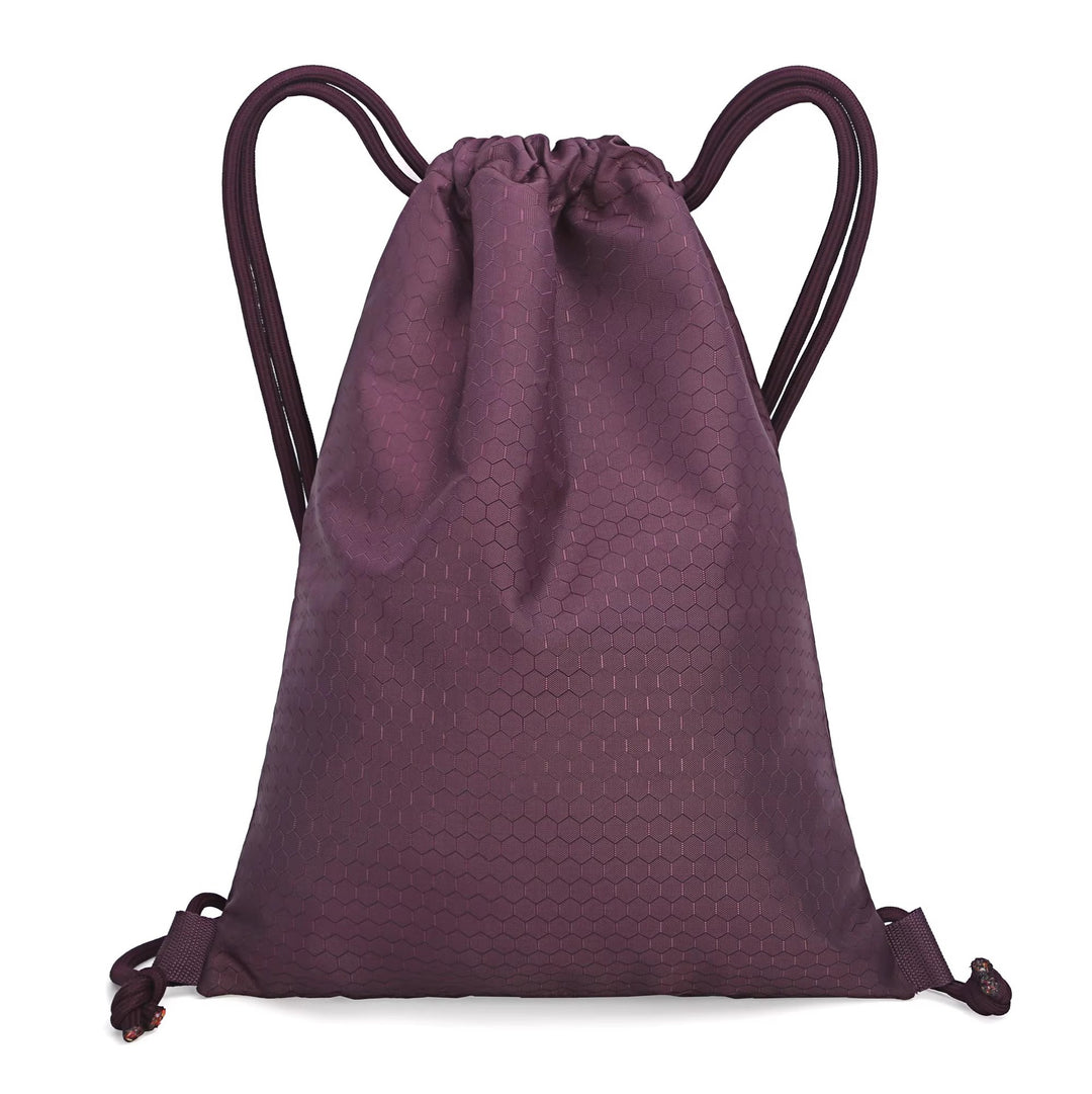 Honeycomb Texture Drawstring Backpack Stornfield