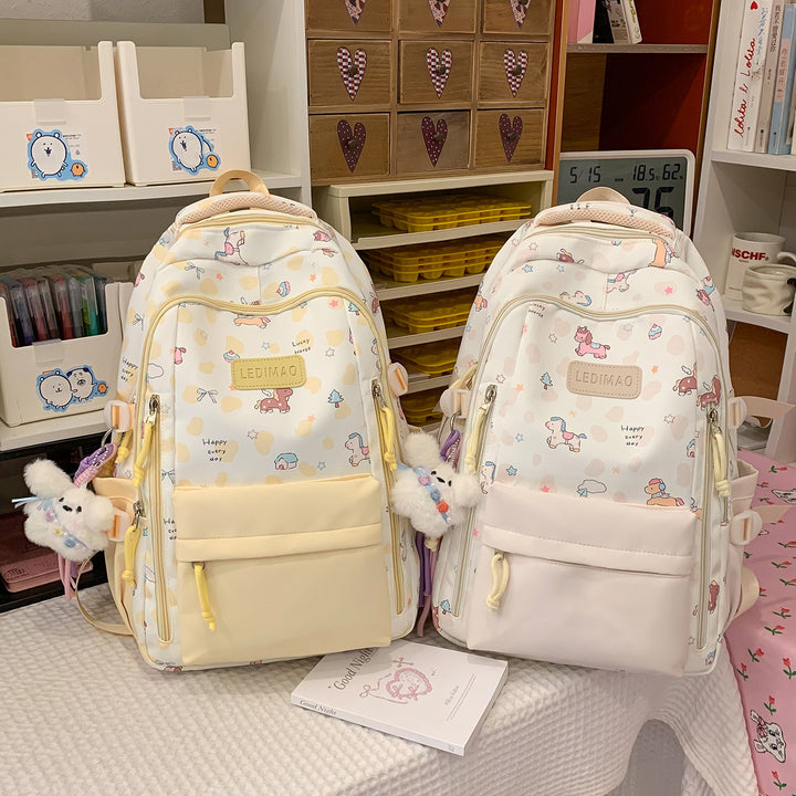 Playful Cartoon Character Backpack Stornfield