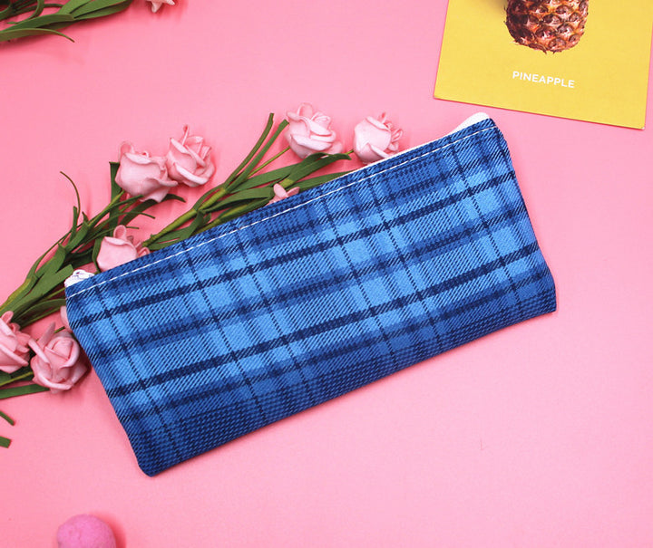 Stylish Plaid Pencil Case Stornfield