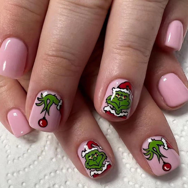 Artistic Winter-Themed Nail Art Stornfield