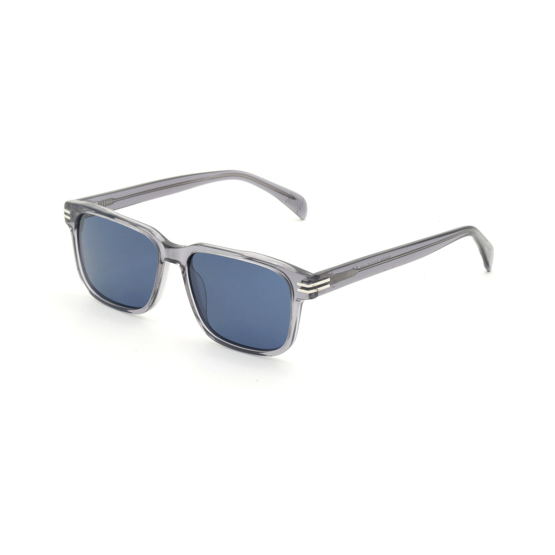 Women's fashionable sunglasses with transparent frame and green lenses Stornfield