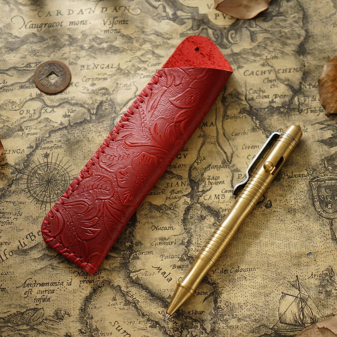 Handmade Leather Pen Case