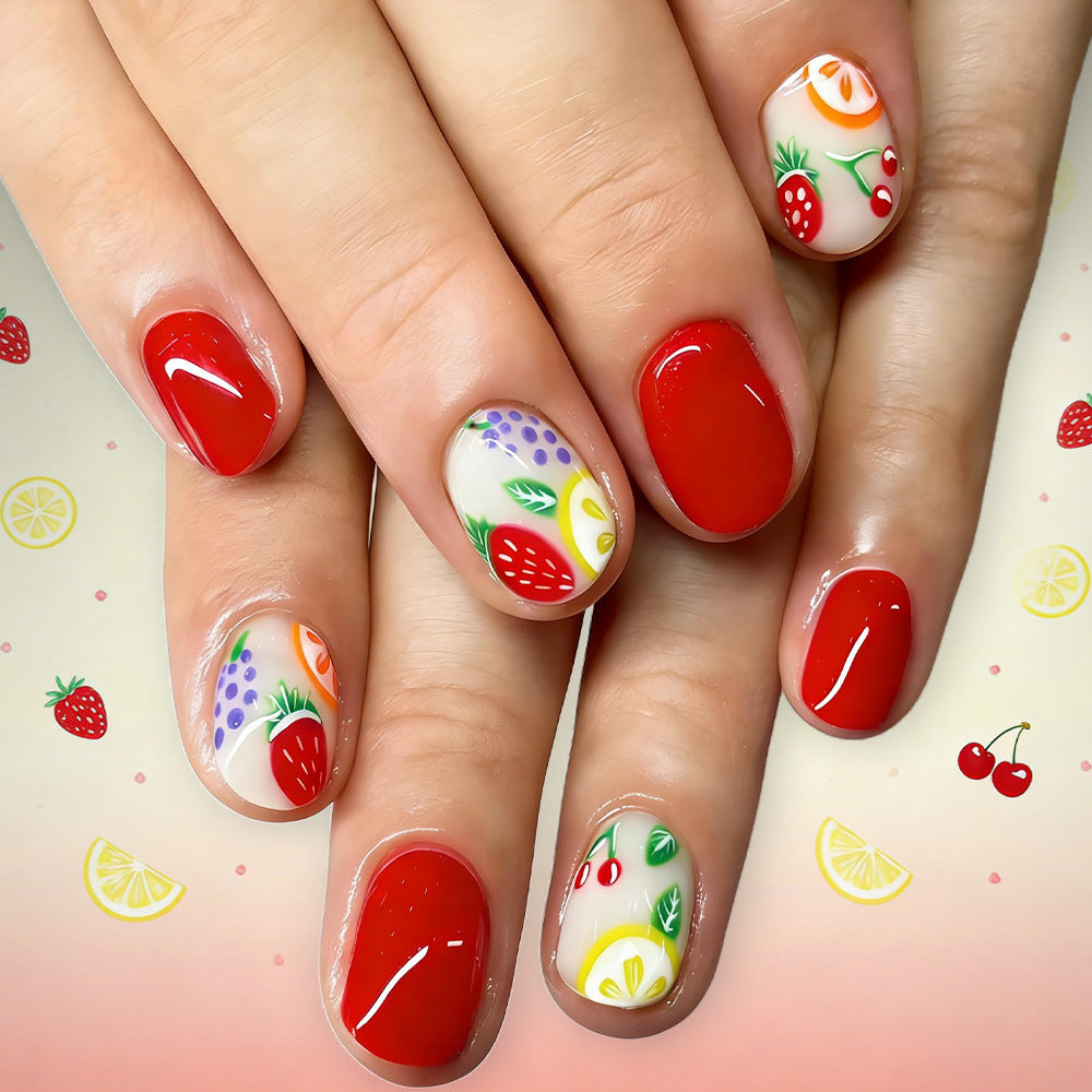Fruit-Themed Nail Art Set Stornfield